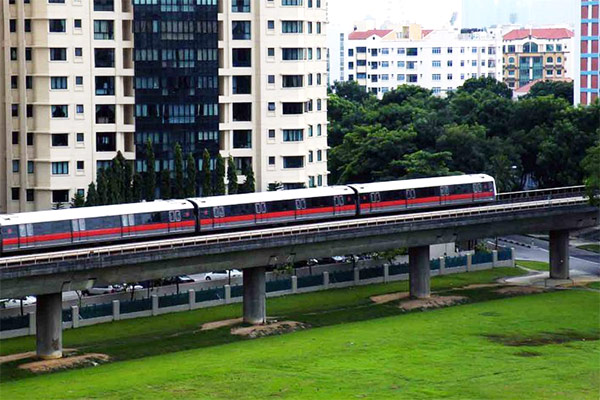 70% low floor modern tram runs on line R1